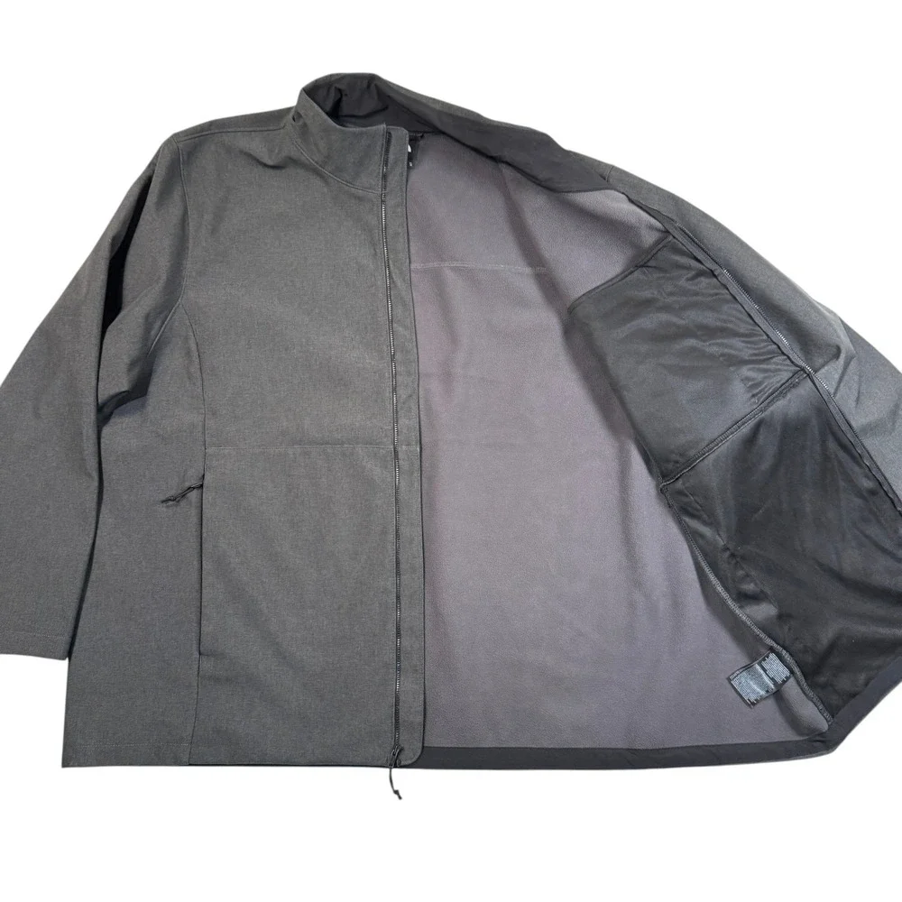 The North Face Apex Bionic 3 Jacket Mens 3XL Grey Softshell‎ Full Zip Windproof